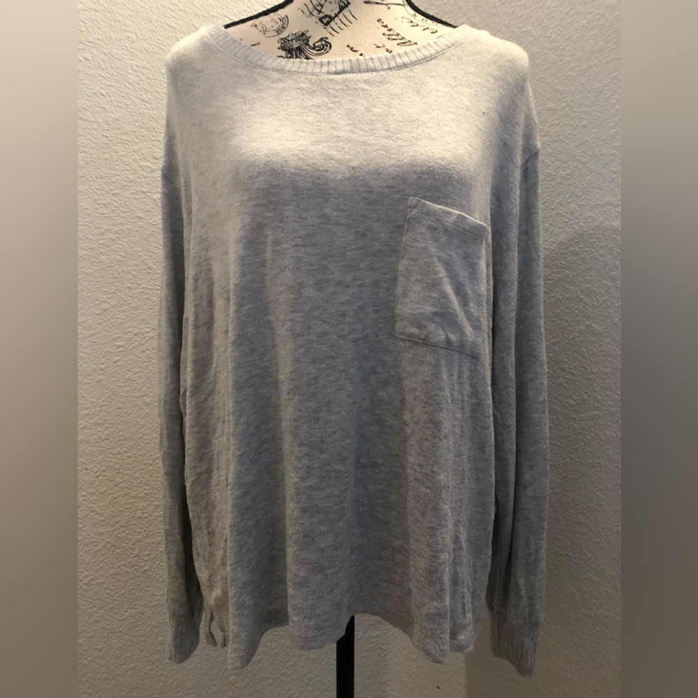 Stars Above Gray Long Sleeve XXL
